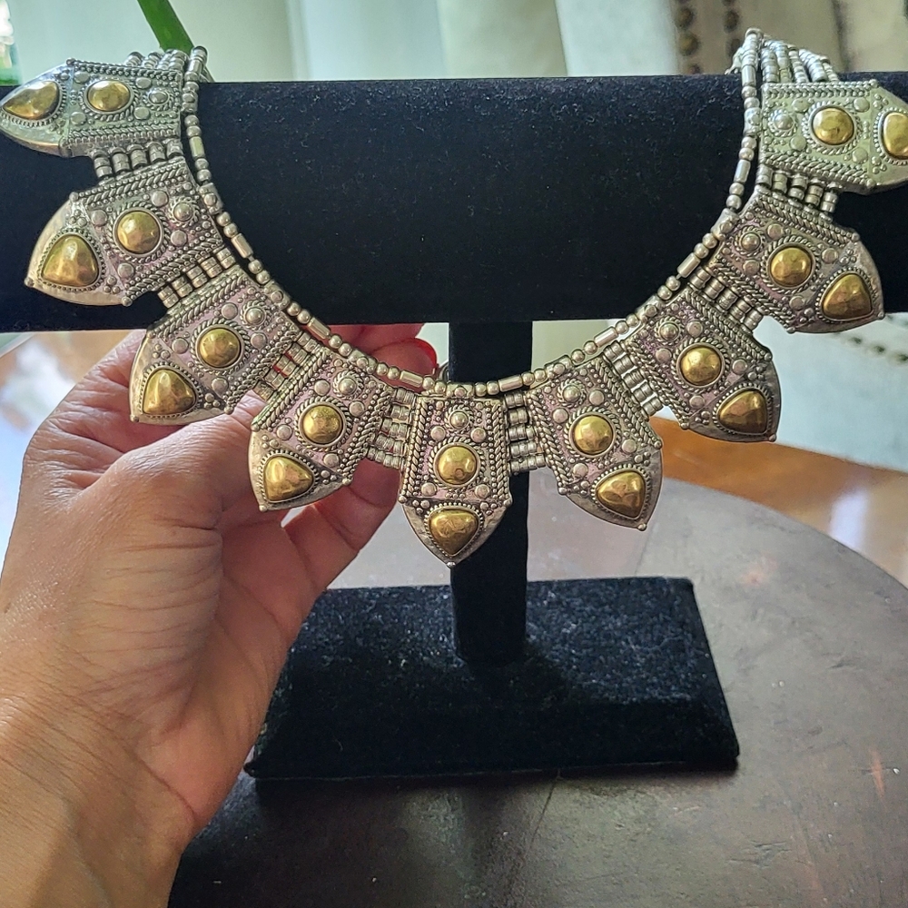 Lucky Brand Silver and Gold Fish Necklace - Picture 8 of 10
